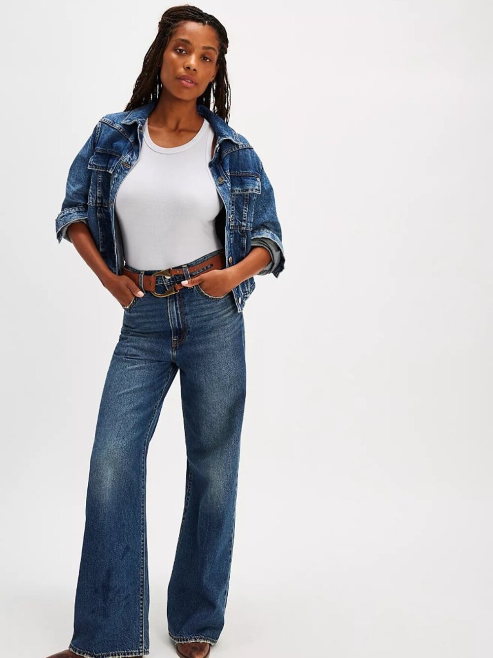 Levi's Ribcage Wide-Leg Jeans